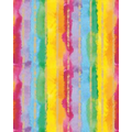 Gift Wrap (24"x100') RAINBOW STRIPE